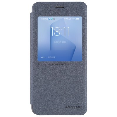 Полиуретановый чехол книга Nillkin Sparkle Leather Case Black для Huawei Honor 8(1)