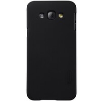 Пластиковый чехол с пленкой Nillkin Super Frosted Shield Black для Samsung Galaxy A8