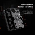 Противоударная-накладка Nillkin CamShield Armor черная для Apple iPhone 12 Pro(#5)