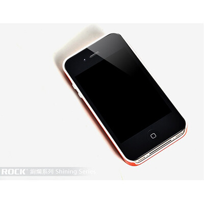 Пластиковый чехол ROCK Shining  Naked Ultra Thin Grey для Apple iPhone 4/4S(2)