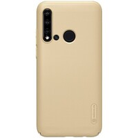 Пластиковый чехол с подставкой Nillkin Super Frosted Shield Золотой для Huawei P20 Lite 2019 (Nova 5i)