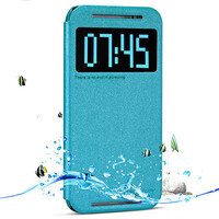 Полиуретановый чехол Nillkin Sparkle Leather Case Ocean для HTC One M8