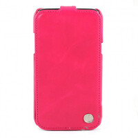 Кожаный чехол книга Rada case Pink для Samsung N7100 Galaxy Note 2