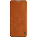 Кожаный чехол Nillkin Qin Leather Case Коричневый для Samsung Galaxy Note 10 Lite(#1)