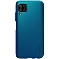 Пластиковый чехол с подставкой Nillkin Super Frosted Shield Синий для Huawei P40 Lite / Nova 7i / Nova 6 SE