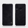 Кожаный чехол Nillkin Qin Leather Case Черный для Huawei P30 Lite(#4)
