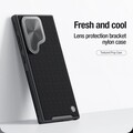 Магнитная накладка Nillkin Textured Prop Magnetic Case Черная для Samsung Galaxy S24 Ultra(#9)