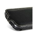 Кожаный чехол книга Melkco Leather Case Black LC для Samsung i8160 Galaxy Ace 2(#3)