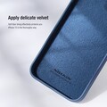 Силиконовая накладка Nillkin CamShield Silky Silicone Case Синяя для Apple iPhone 12 Pro Max(#4)