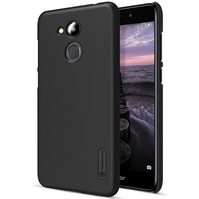 Пластиковый чехол с пленкой Nillkin Super Frosted Shield Black для Huawei Honor 6C Pro\ V9 Play(3)