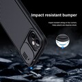 Чехол-накладка Nillkin CamShield Pro Синяя для Apple iPhone 12 mini(#7)