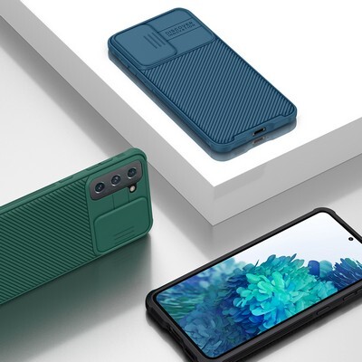 Чехол-накладка Nillkin CamShield Pro Черная для Samsung Galaxy S21 Plus(5)
