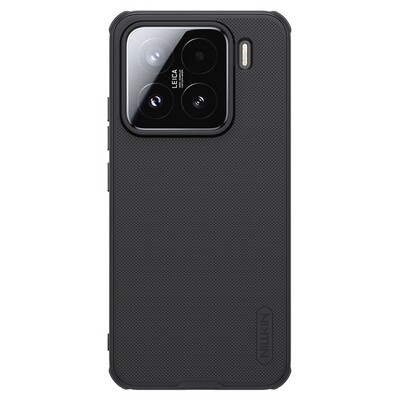 Пластиковый чехол с пластиной Magsafe Nillkin Super Frosted Shield Pro Magnetic Case Черный для Xiaomi 15(1)