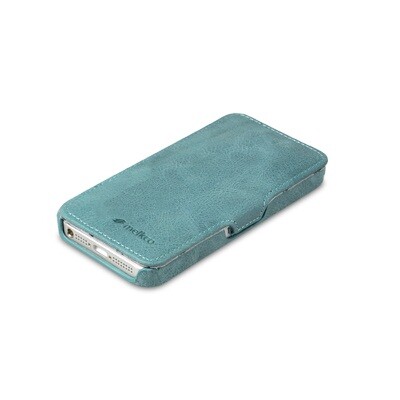 Кожаный чехол Melkco Leather Case Vintage Lake Blue для Apple iPhone 5/5s/SE(4)