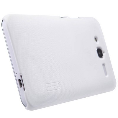 Пластиковый чехол с пленкой Nillkin Super Frosted Shield White для Huawei Ascend GX1(3)