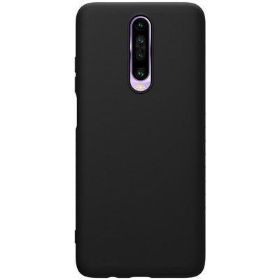 Силиконовый бампер Nillkin Rubber-wrapped Protective Case Черный для Xiaomi Redmi K30 (Poco X2)(1)
