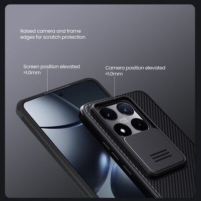 Чехол-накладка Nillkin CamShield Pro Зеленая для Xiaomi 14T(4)