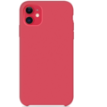 Силиконовый чехол малиновый для Apple iPhone 11(#2)