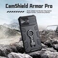 Противоударная-накладка Nillkin CamShield Armor Pro Черная для Apple iPhone 14 Pro(#8)