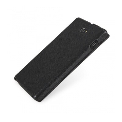 Кожаный чехол Sipo V Series Black для Sony Xperia M2 Dual S50h(3)