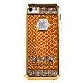 Металлический чехол Newsh GOLD для Apple iPhone 5/5s/SE(#1)