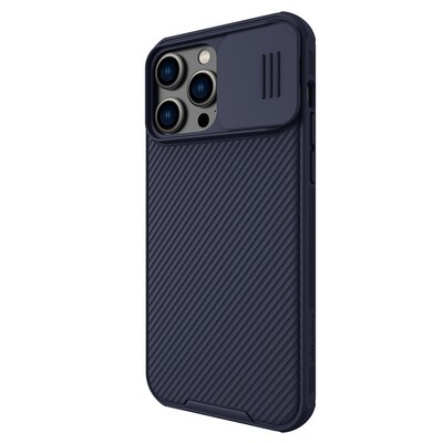 Чехол-накладка с пластиной Magsafe Nillkin CamShield Pro Magnetic Темно-фиолетовый для Apple iPhone 14 Pro(3)