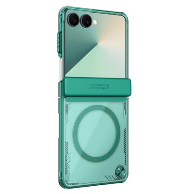 Магнитная накладка Nillkin Iceblade Magnetic Case зеленый для Samsung Galaxy Z Flip 7(2)