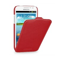 Кожаный чехол-книга Melkco Leather Case Red LC для Samsung i8552 Galaxy Win Duos