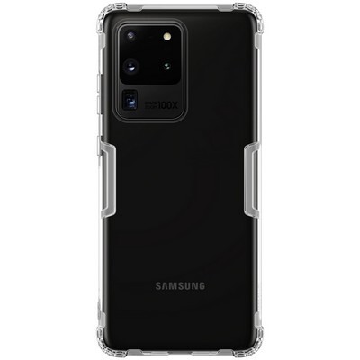Силиконовый чехол Nillkin Nature TPU Case Прозрачный для Samsung Galaxy S20 Ultra(1)