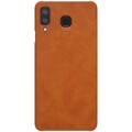Кожаный чехол Nillkin Qin Leather Case Коричневый для Samsung Galaxy A8 Star(#2)