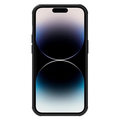 Пластиковый чехол с пластиной Magsafe Nillkin Super Frosted Shield Pro Magnetic Case Черный для Apple iPhone 14 Pro Max(2)