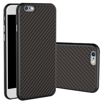 Пластиковый чехол Nillkin Synthetic Fiber Черный (Black) для Apple iPhone 6 Plus/6s Plus(3)