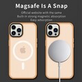 Защитный чехол TPU+PC Iron Matte Case with Magsafe голубой для Apple iPhone 12 Pro Max(#3)