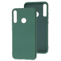 Силиконовый чехол Silicone Case зеленый для Huawei P40 Lite E\ Honor 9C