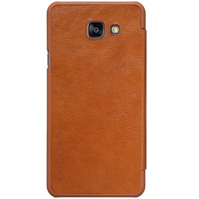 Кожаный чехол Nillkin Qin Leather Case Brown для Samsung A710F Galaxy A7 (2016)(2)