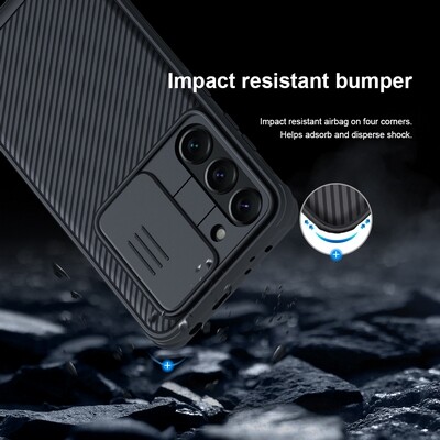 Чехол-накладка Nillkin CamShield Pro Черная для Samsung Galaxy S23(7)