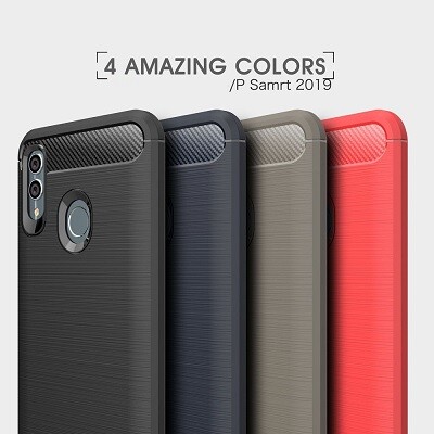 Защитный чехол UniCase Carbon синий для Huawei P Smart 2019\ Honor 10 Lite(7)