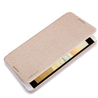Полиуретановый чехол Nillkin Sparkle Leather Case Gold для HTC Desire 816