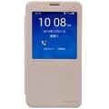 Полиуретановый чехол Nillkin Sparkle Leather Case Gold для Huawei Ascend GX1(#1)