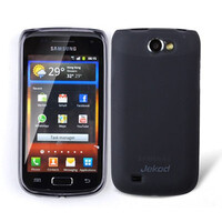 Силиконовый чехол накладка Jekod Grey для Samsung i8150 Galaxy W