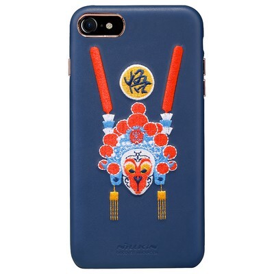Кожаная накладка Nillkin Brocade Series Blue Monkey King для Apple iPhone 7(1)
