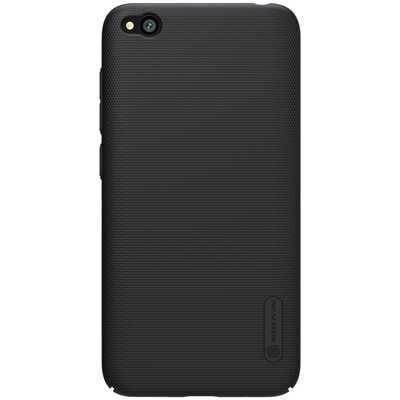 Пластиковый чехол с подставкой Nillkin Super Frosted Shield Черный для Xiaomi Redmi Go(1)