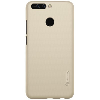 Пластиковый чехол с пленкой Nillkin Super Frosted Shield Gold для Huawei Honor 8 Pro\ Honor V9(1)