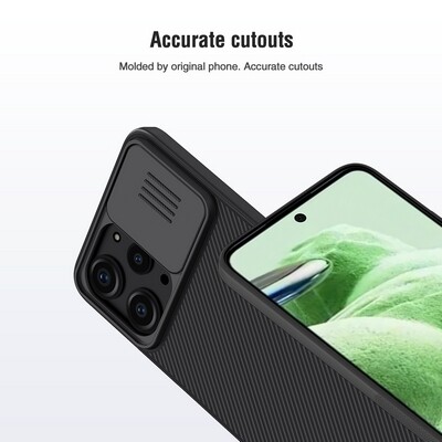 Чехол-накладка Nillkin CamShield Черная для Xiaomi Redmi 12(4)