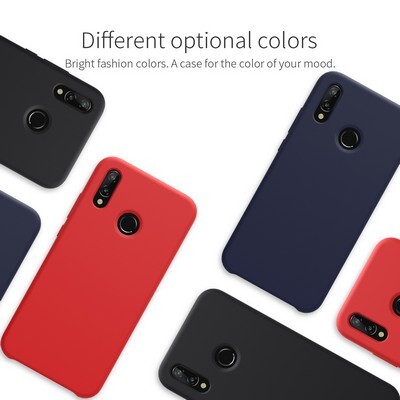 Чехол бампер Nillkin Flex Pure Case Синий для Huawei P20 Lite(5)
