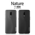 Силиконовый чехол Nillkin Nature TPU Case Серый для OnePlus 6T(#4)