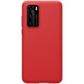 Силиконовый чехол-накладка Nillkin Flex Pure Case Красный для Huawei P40(#1)