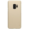 Пластиковый чехол с пленкой Nillkin Super Frosted Shield Золотой для Samsung G960 Galaxy S9(#1)