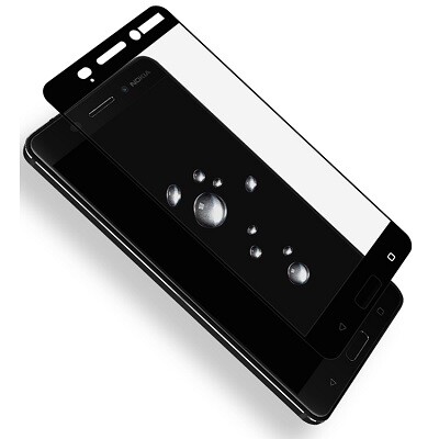 Противоударное защитное стекло Full Screen Cover 0.3 mm белое для Nokia 3(3)