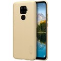 Пластиковый чехол с подставкой Nillkin Super Frosted Shield Золотой для Huawei Mate 30 Lite (Nova 5i Pro)(#3)